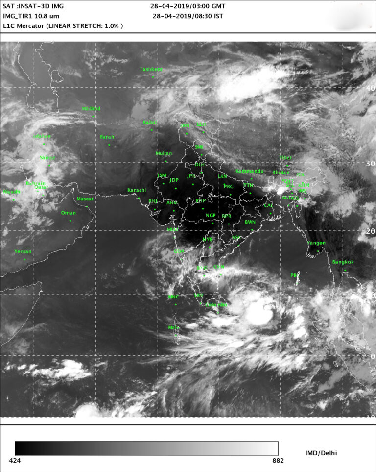 दक्षिण राज्यों में चक्रवाती तूफ़ान ‘फानी’
