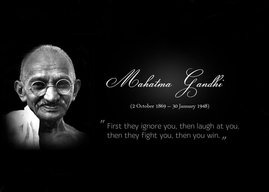 Mahatma Gandhi famous sayings quotations