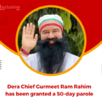 Dera Chief Gurmeet Ram Rahim has been granted a 50-day parole