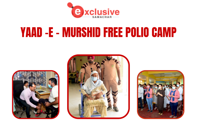 Yaad -E - Murshid Free Polio Camp